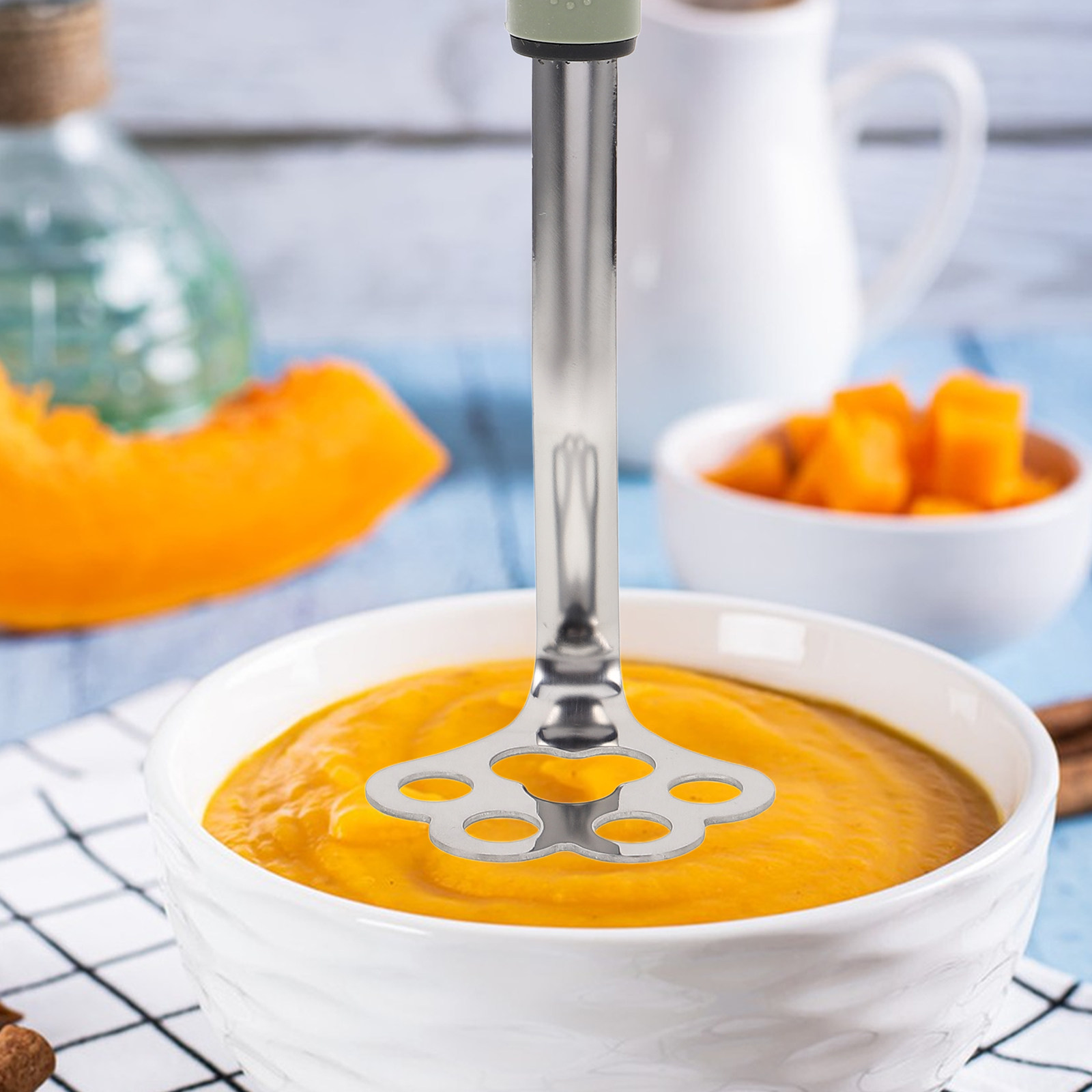 Baby Food Avocado - مطحنة بطاطس من الفولاذ المقاوم للصدأ
