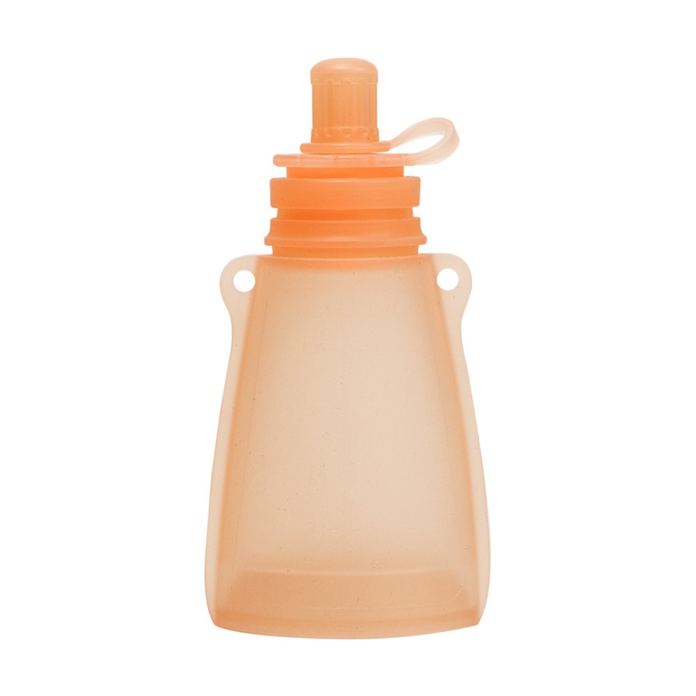 Baby Food Reusable Pouches - BPA الحرة سيليكون الطفل الغذاء الحقيبة