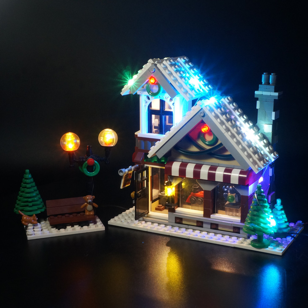 مجموعة مصابيح LED لقرية الشتاء - مراجعة Lego Set Creator وسعره
