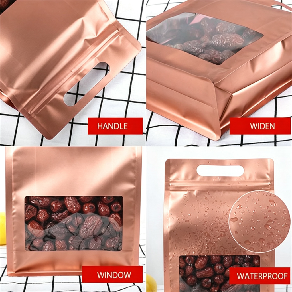 أكياس بلاستيكية ذهبية ثمانية ا - مراجعة Food Pouch Reusable وسعره