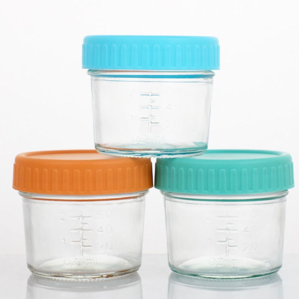6 قطعة برطمان طعام للأطفال زجا - مراجعة Baby Food Glass Containers وسعره