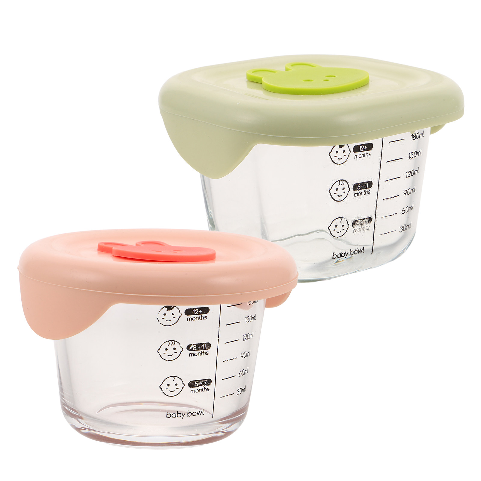 حاويتان زجاجيتان لتخزين طعام ا - مراجعة Baby Food Glass Containers وسعره
