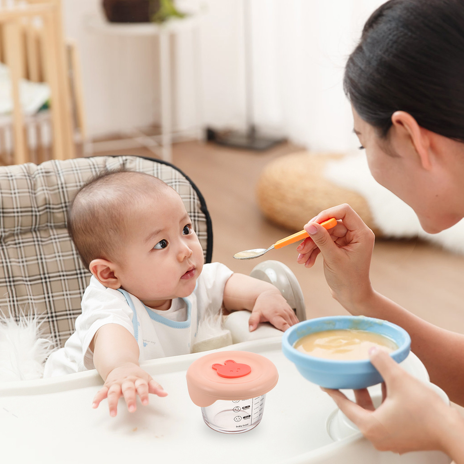 حاويتان زجاجيتان لتخزين طعام ا - مراجعة Baby Food Glass Containers وسعره