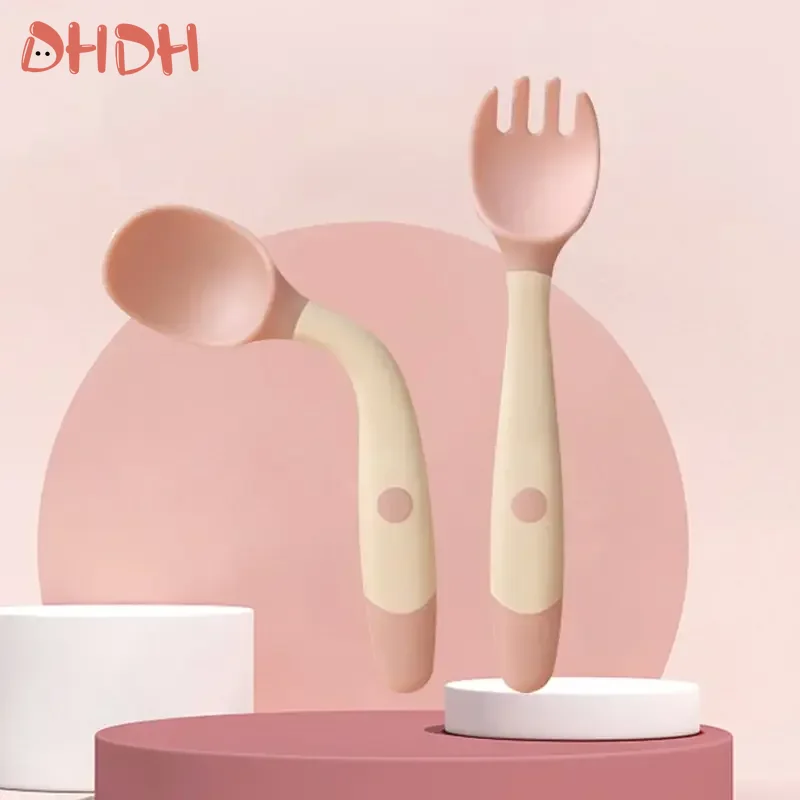 مجموعة ملعقة وشوكة من السيليكو - مراجعة Baby Food Kit وسعره