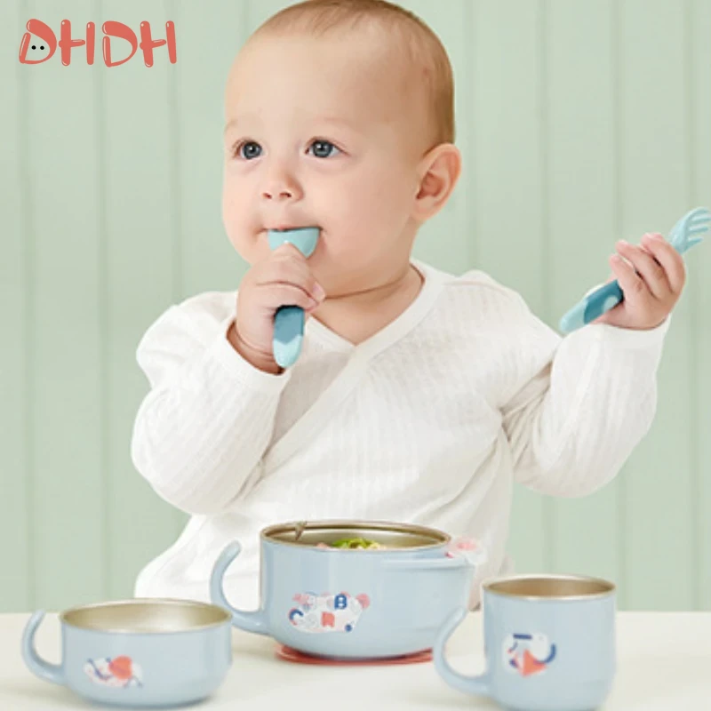 مجموعة ملعقة وشوكة من السيليكو - مراجعة Baby Food Kit وسعره