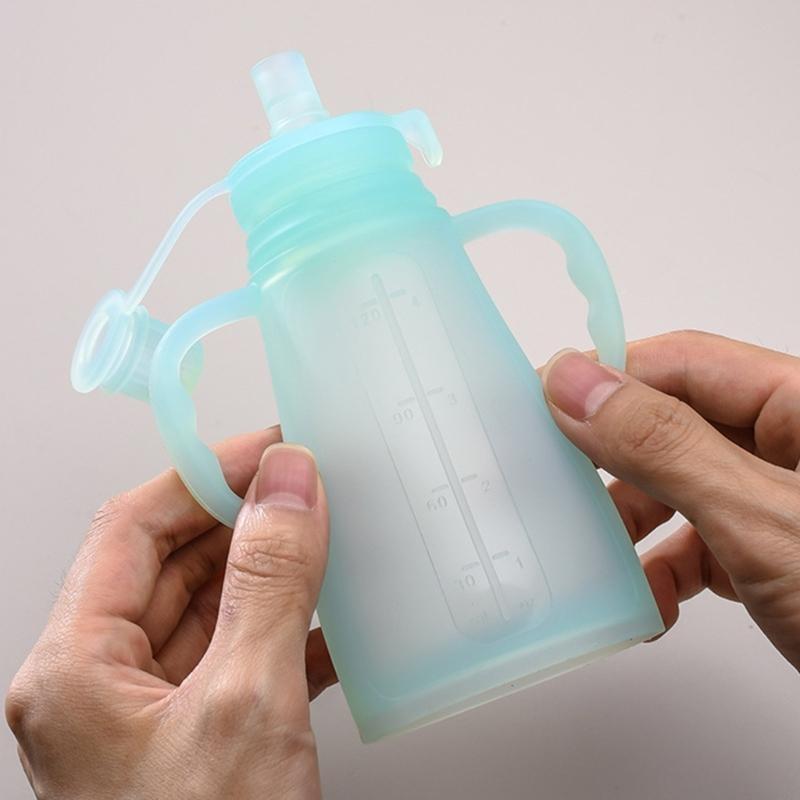 المحمولة مانعة للتسرب سيليكون  - مراجعة Baby Food Reusable Pouches وسعره