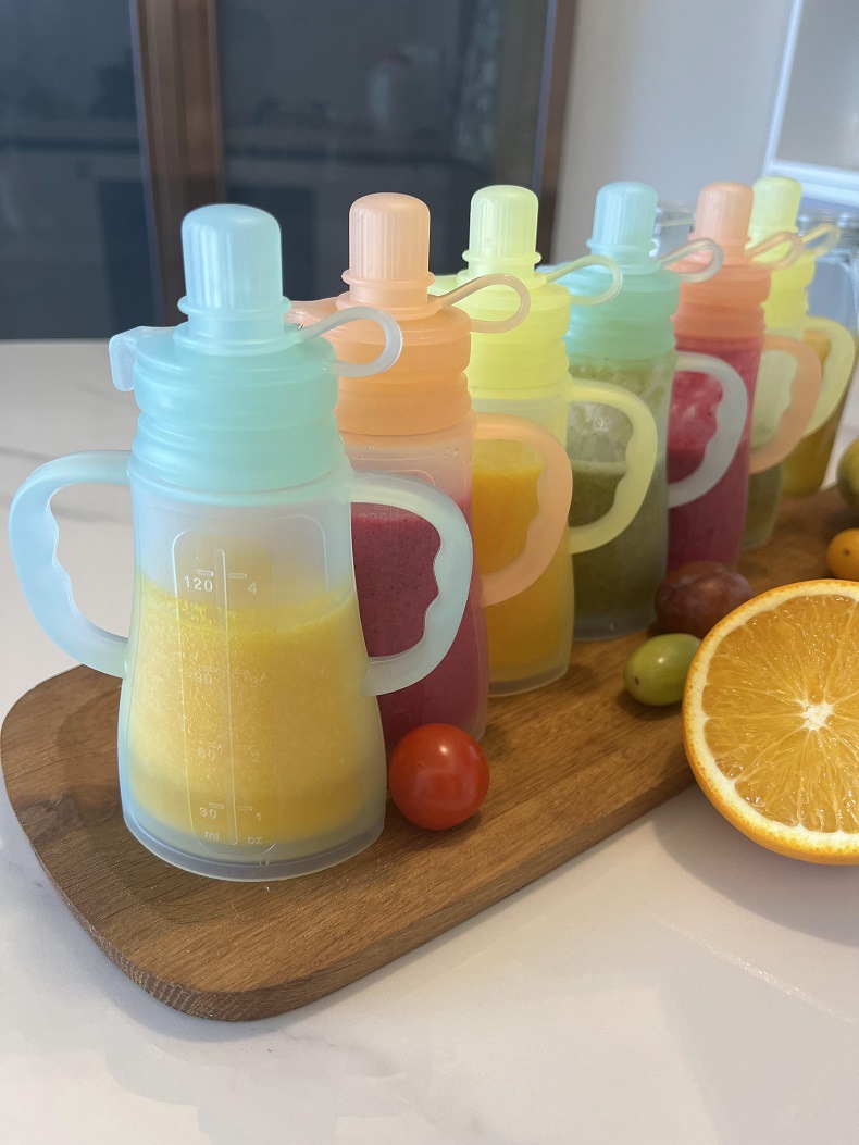 حقيبة تخزين حليب الأم الجديدة  - مراجعة Baby Food Reusable Pouches وسعره