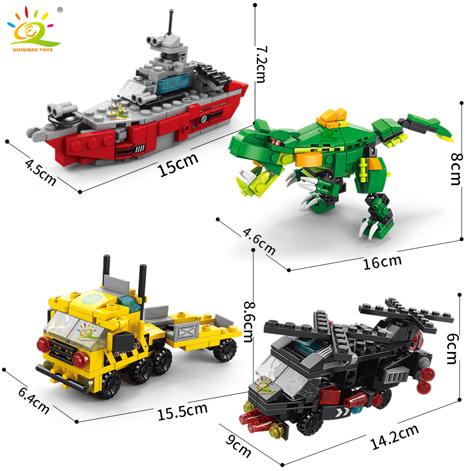 HUIQIBAO 6IN1 مدينة الهندسة سي - مراجعة Lego Set Creator وسعره