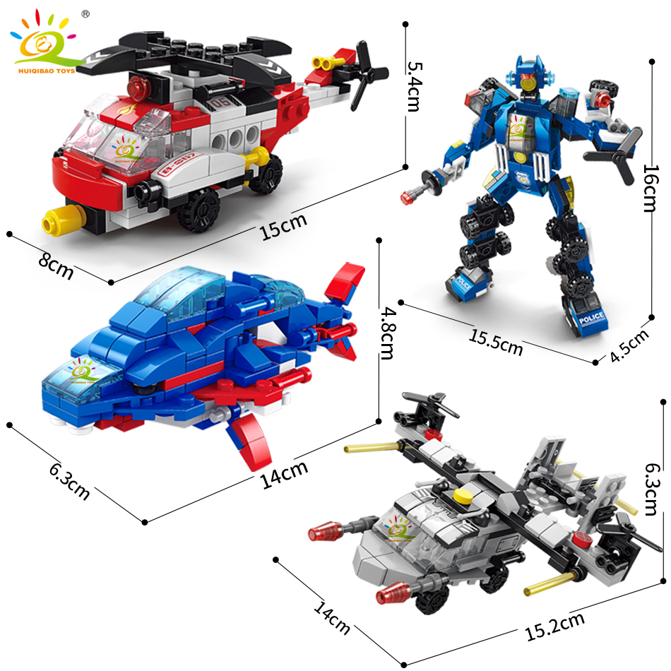 HUIQIBAO 6IN1 مدينة الهندسة سي - مراجعة Lego Set Creator وسعره