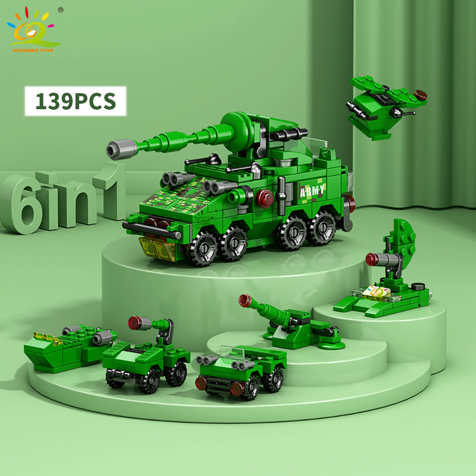HUIQIBAO 6IN1 مدينة الهندسة سي - مراجعة Lego Set Creator وسعره