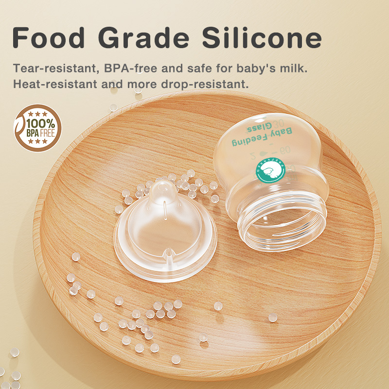 1 قطعة زجاجات تستخدم في الرضاع - مراجعة Baby Food Glass Containers وسعره