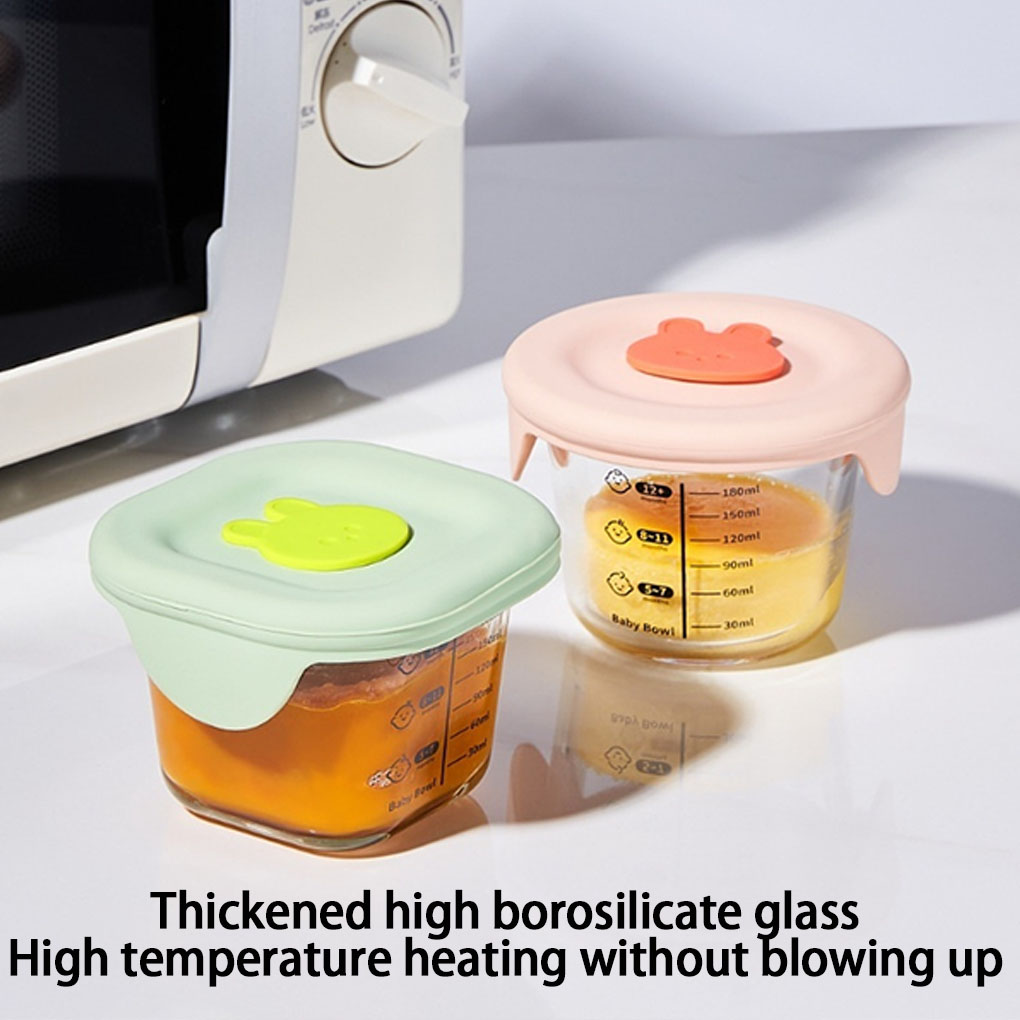 4 عبوات/مجموعة من أوعية زجاجية - مراجعة Baby Food Glass Containers وسعره