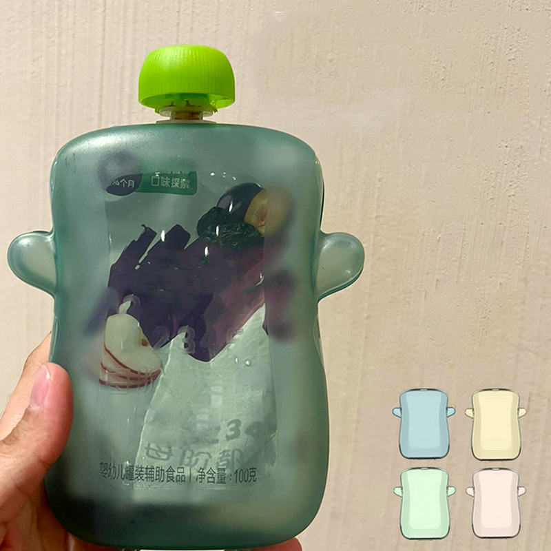 حاوية أطفال ذاتية التغذية قابل - مراجعة Baby Food Reusable Pouches وسعره