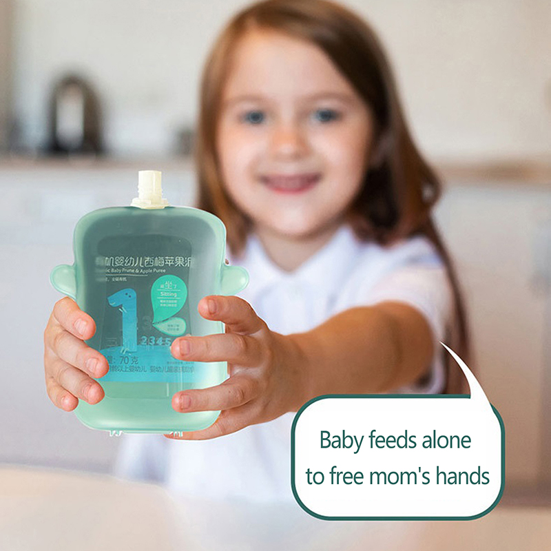 حاوية أطفال ذاتية التغذية قابل - مراجعة Baby Food Reusable Pouches وسعره